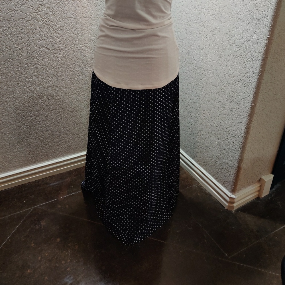 Polka Dot Wrap Skirt